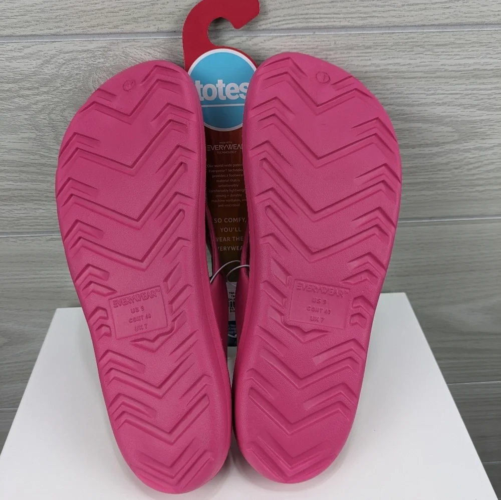 NWT Totes Boost Your mood Flip Flop Sandals - Picture 3 of 3
